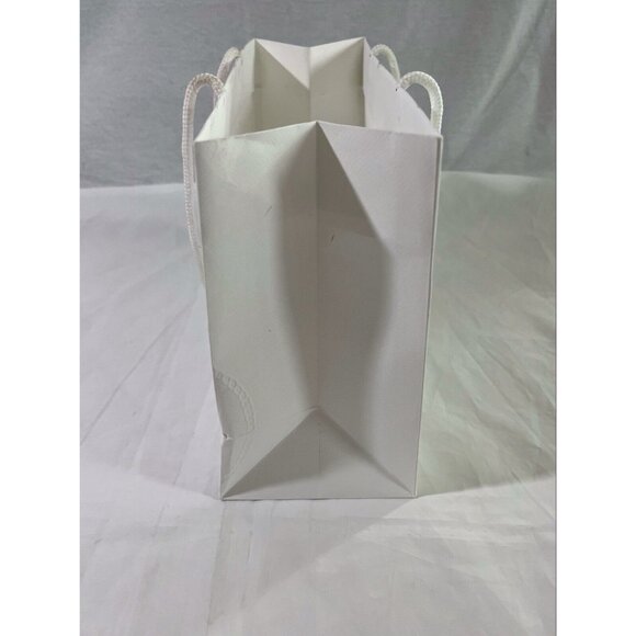 Prada Paper Reusable Shopping Bag Rope Handle White 9.6" x 13.6 " x 5.5" - Picture 9 of 12
